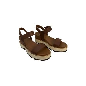 SOREL Joanie IV Y Strap Wedge Adjustable Strap Chunky Sole Women's 10.5